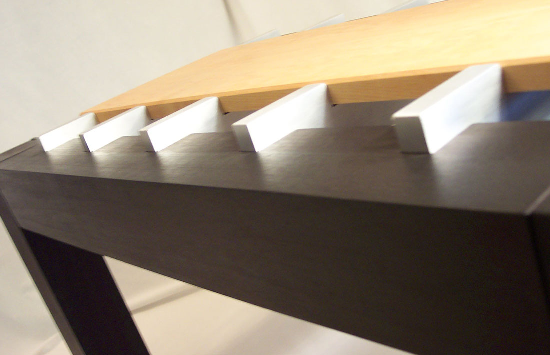 Custom-built coffee table